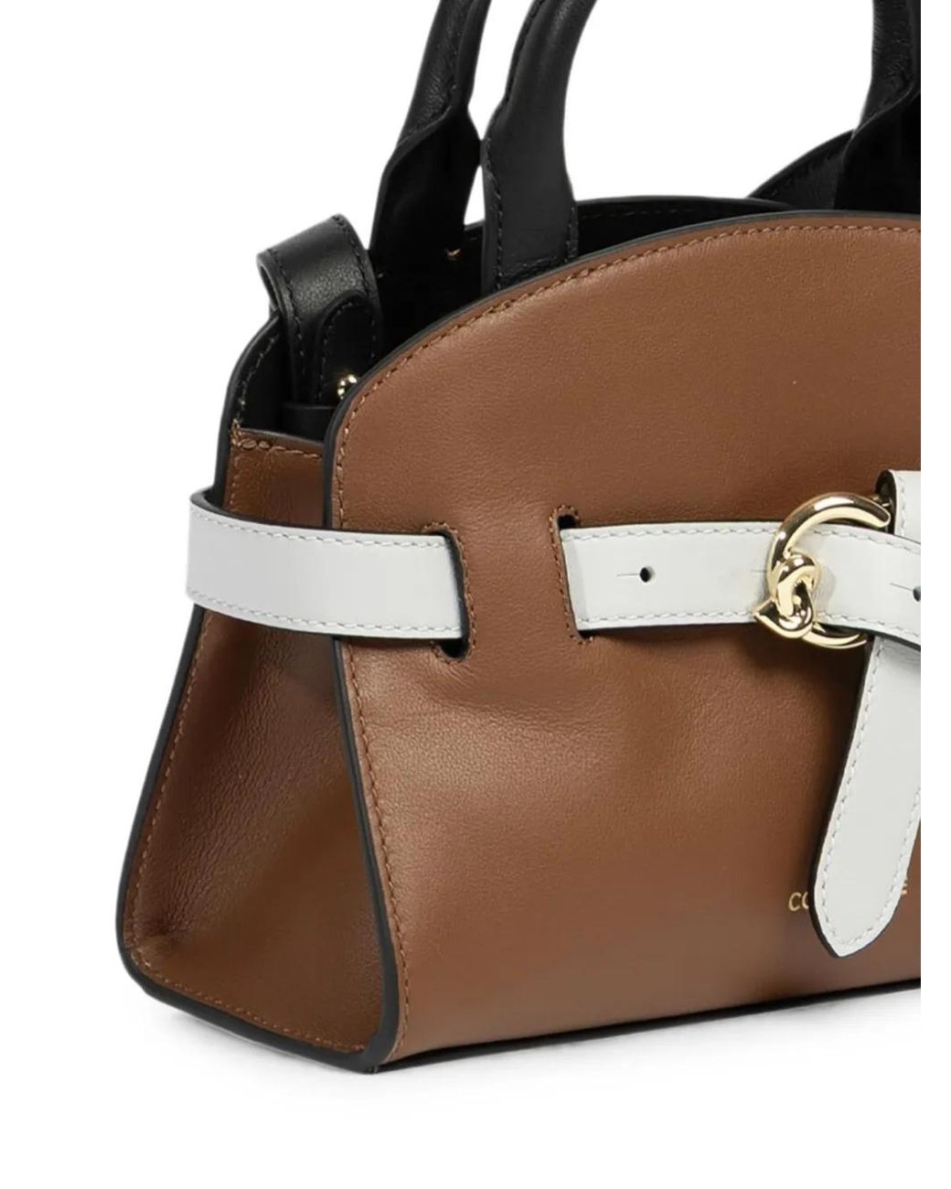 Coccinelle Brown Buckle-Detail Shoulder Bag