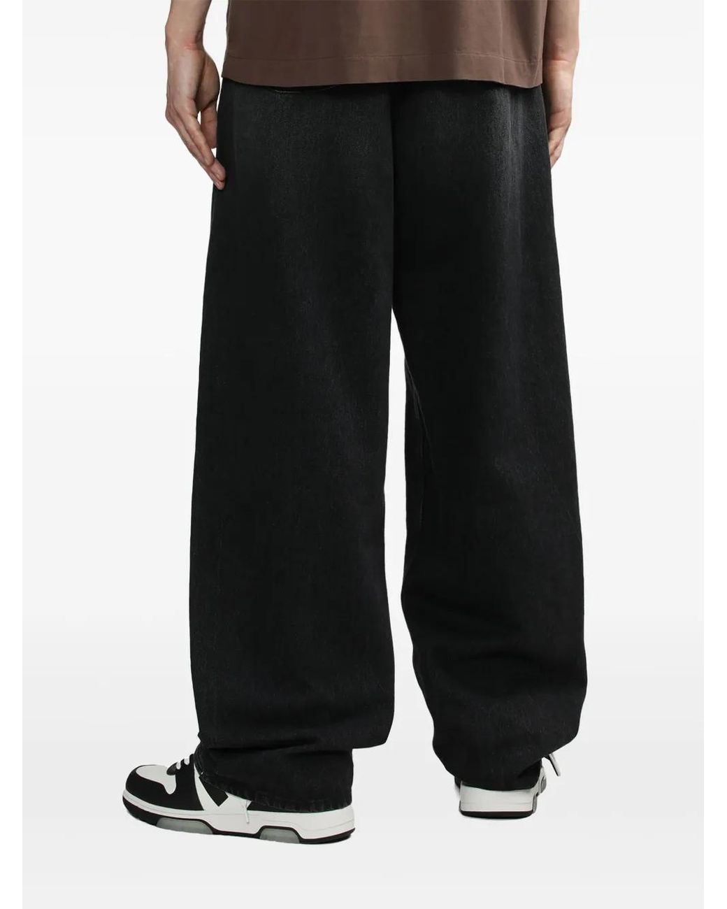 Vaqueros Rectos Off-White c/o Virgil Abloh de hombre de color Black