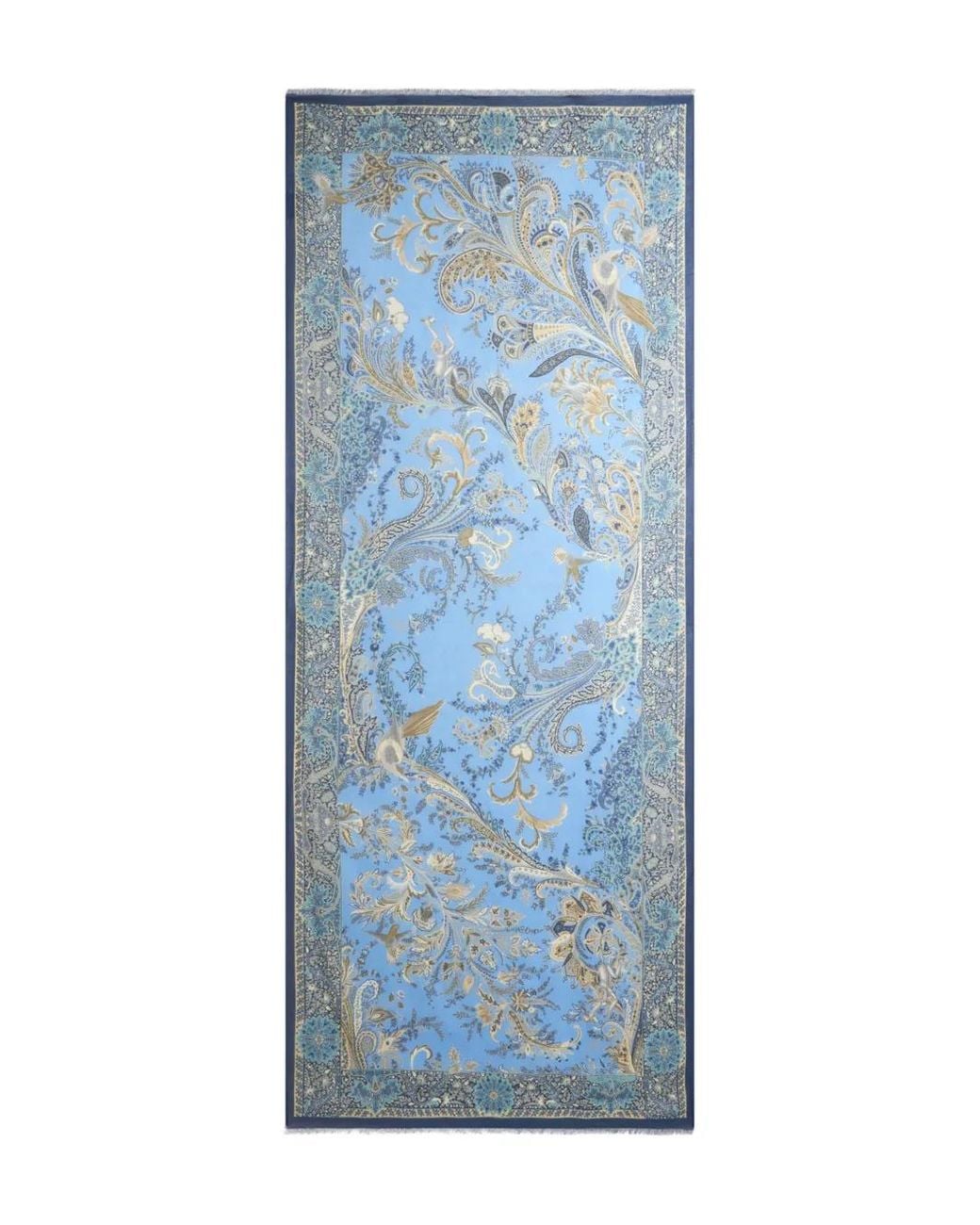 Etro Schal Mit Paisleymuster in Blue für Herren