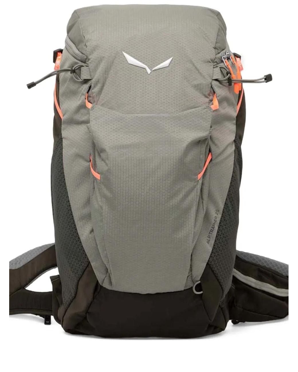 Salewa Gray Zip Webbing Backpack