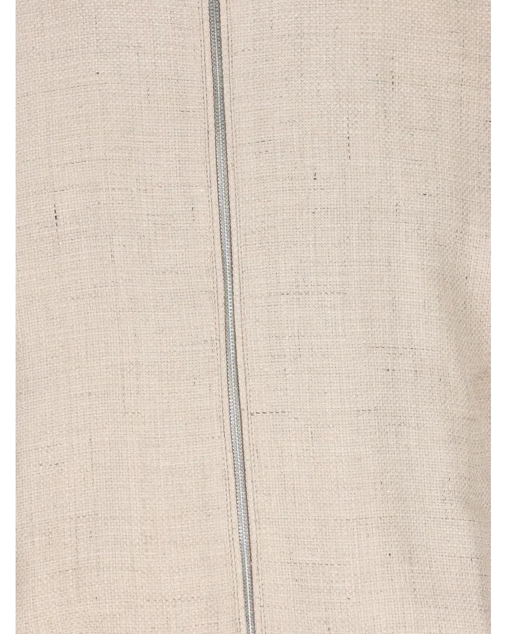 Brunello Cucinelli Natural Silk Blend Jacket for men