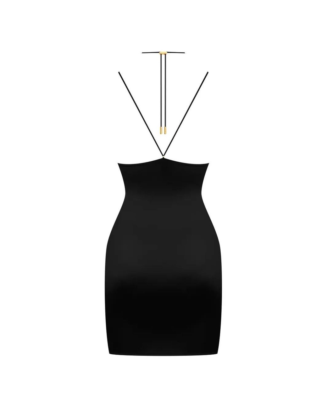 Maison Close Black French Kiss Mini Dress