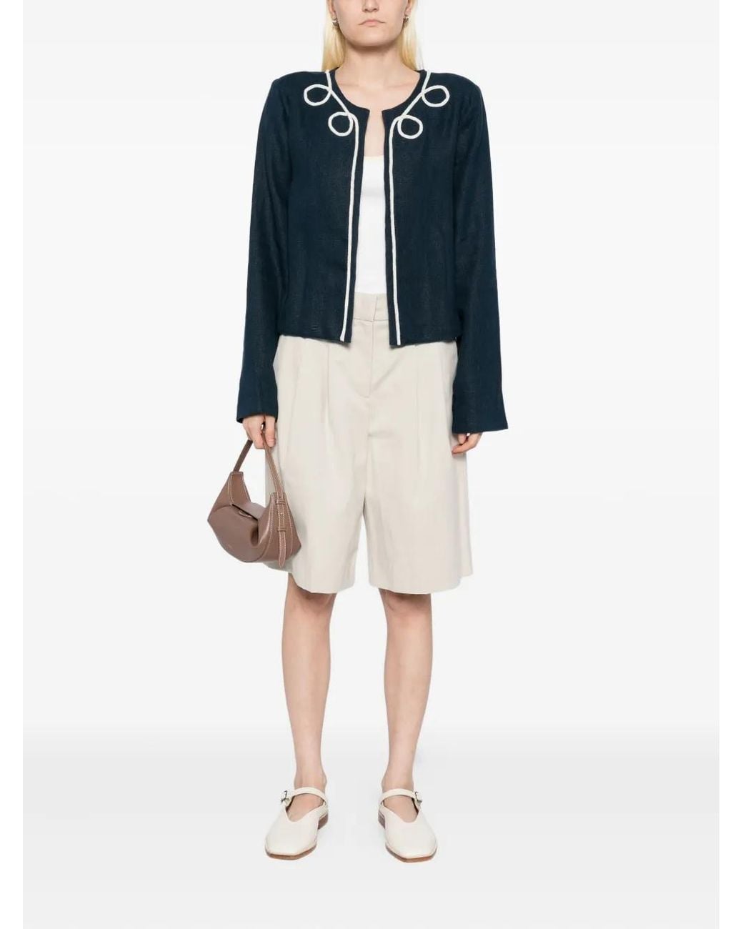 Skall Studio White Jane Shorts