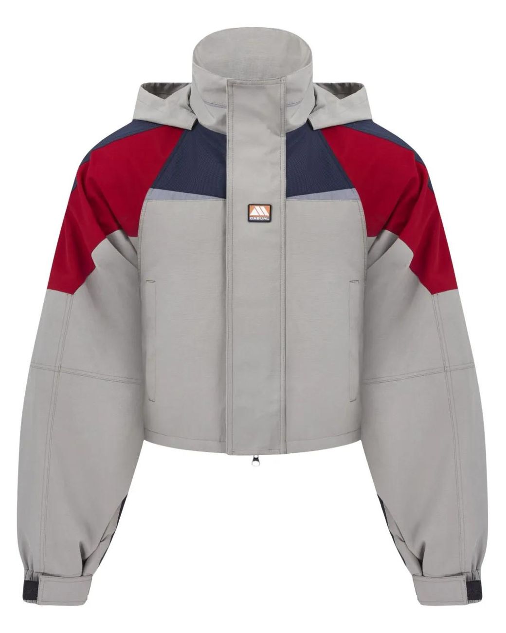 Martine Rose Gray Shrunken Sports Jacket for men