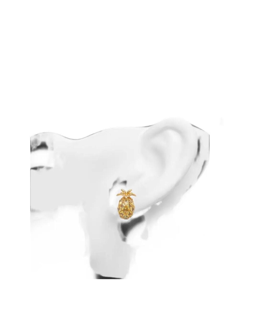 Kate Spade White Sweet Treasures Stud Earrings