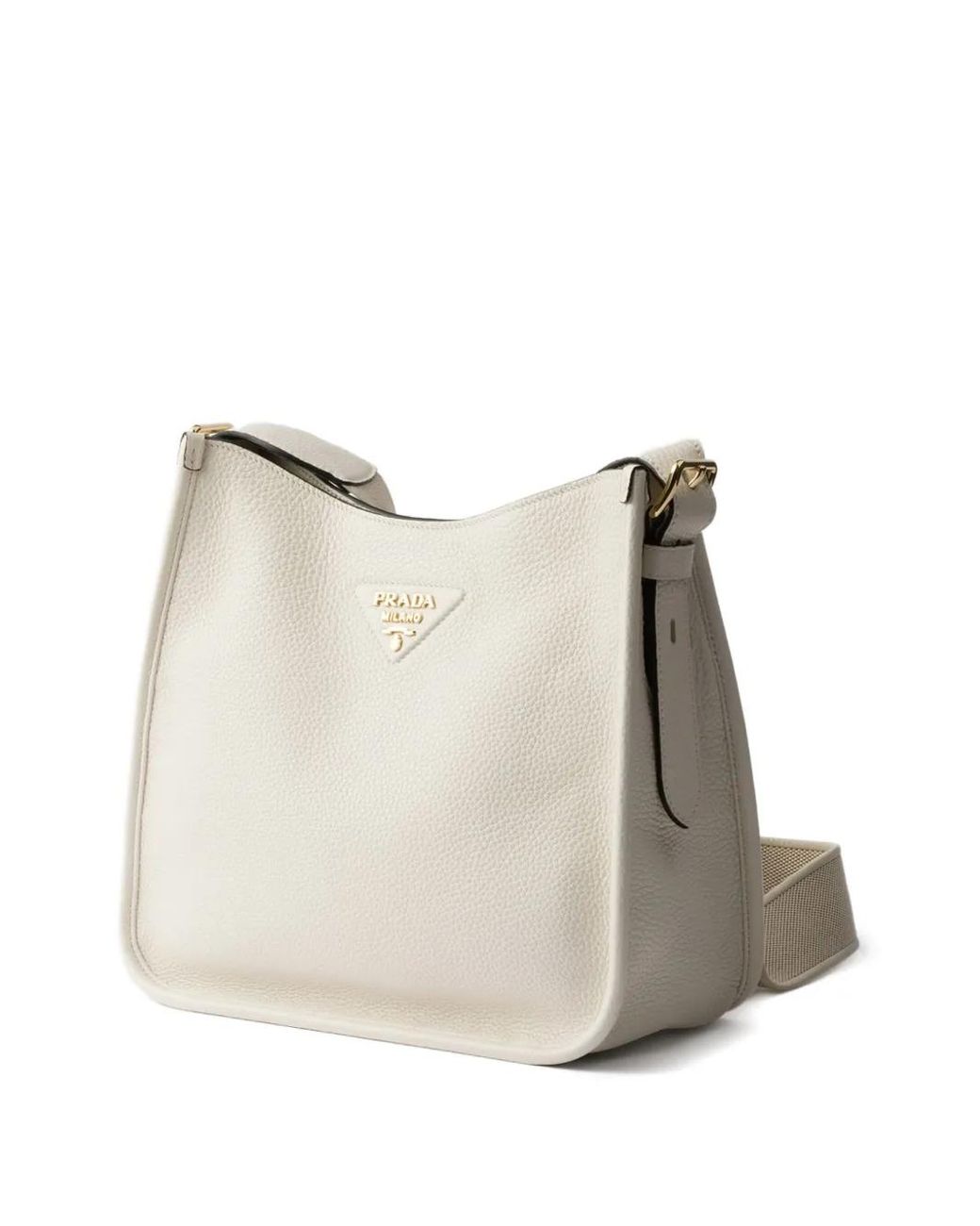 Prada Natural Mittelgroße Lily Schultertasche