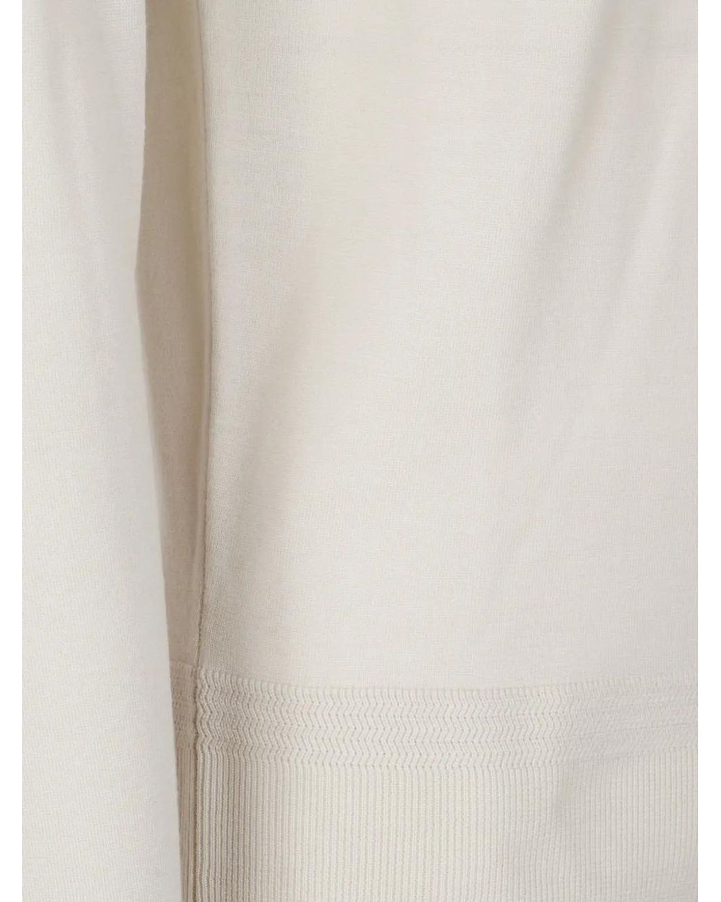 Barena White Crew-Neck Sweater for men
