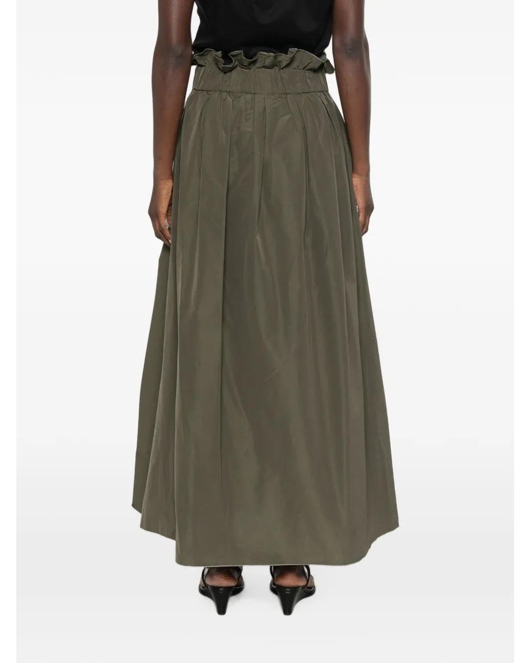 Co.Go Green Pleated Maxi Skirt