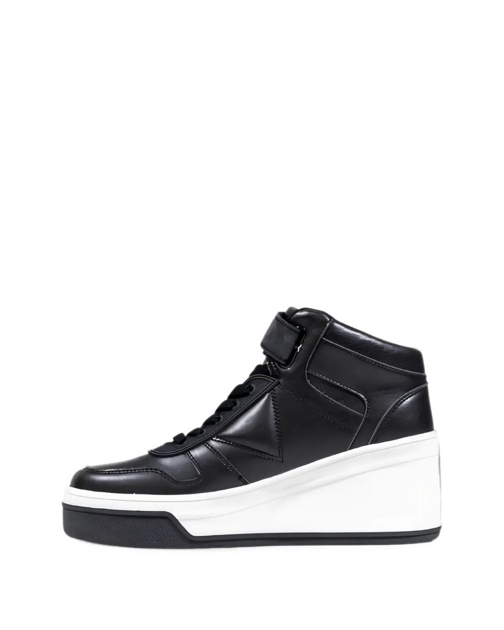 Guess White Touch-Strap Sneakers