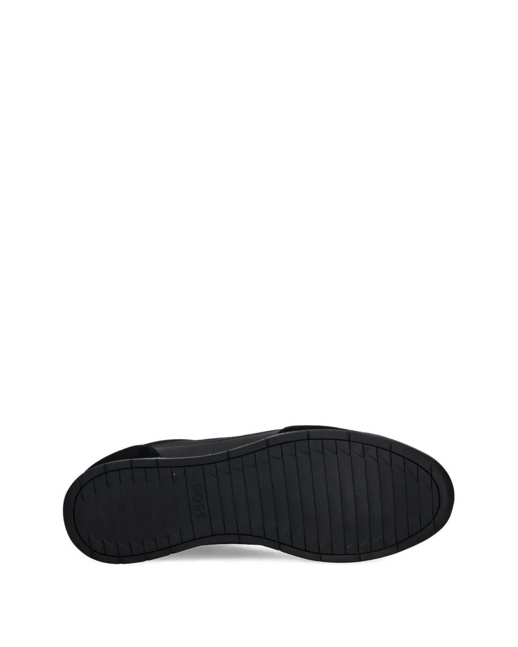 Boss Black Panelled Lace-Up Low-Top Sneakers for men