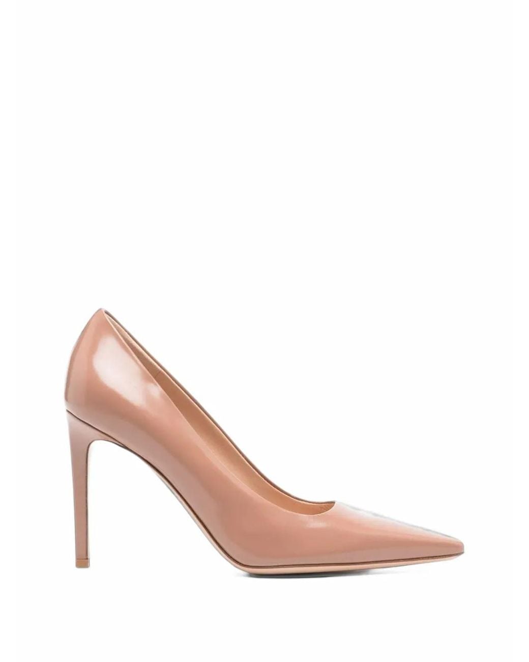 Gianvito Rossi Pink Tokio Heeled Pumps