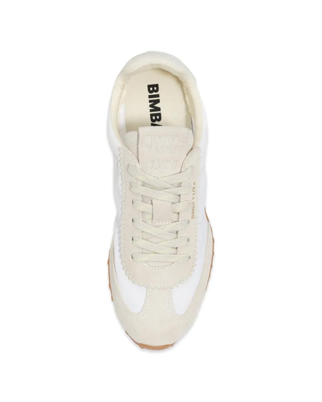 Bimba Y Lola White Lace-Up Fastening Sneakers