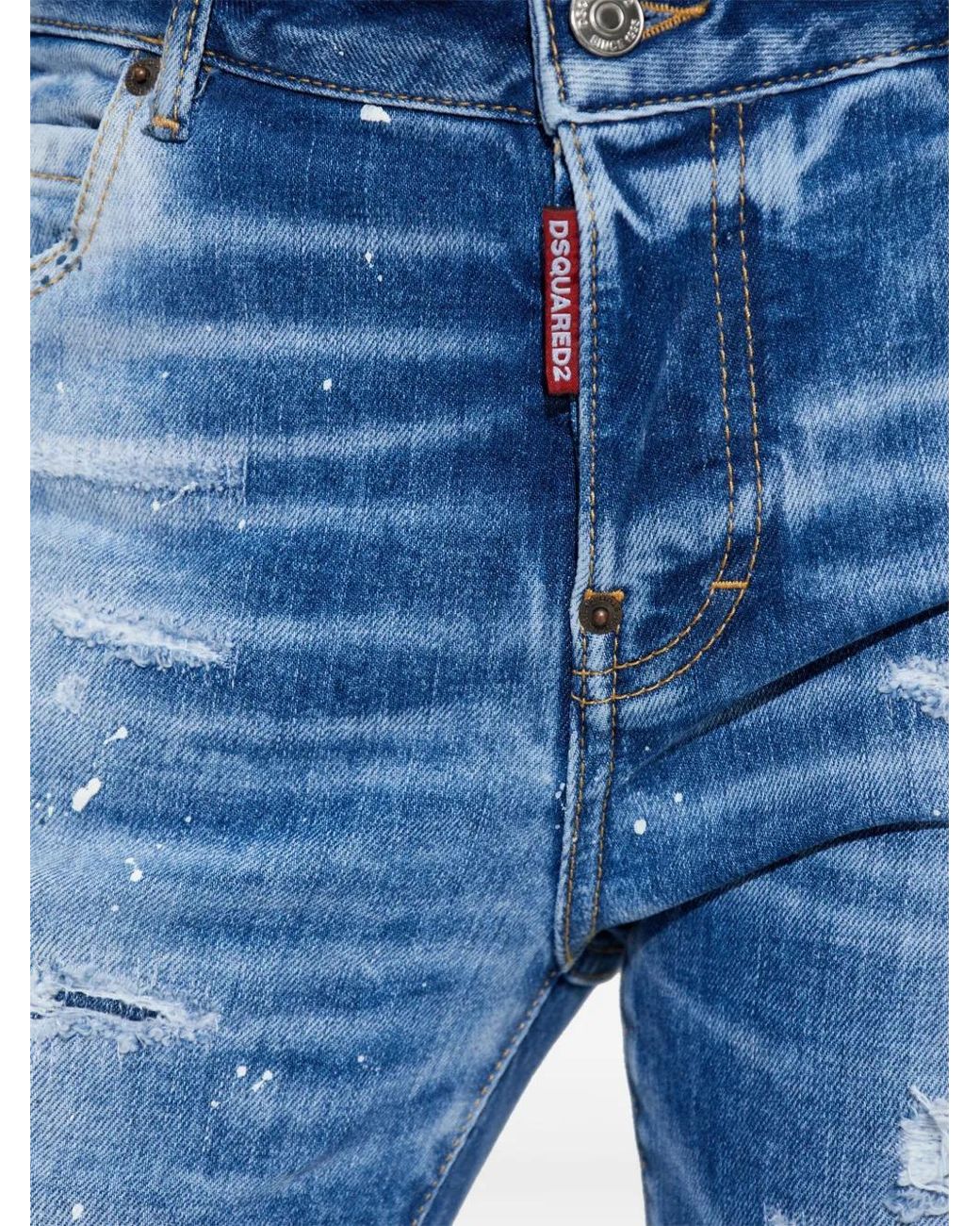 Vaqueros De Algodón DSquared² de color Blue