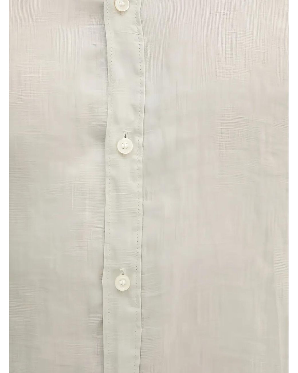 Sisley White Buttoned Shirt for men
