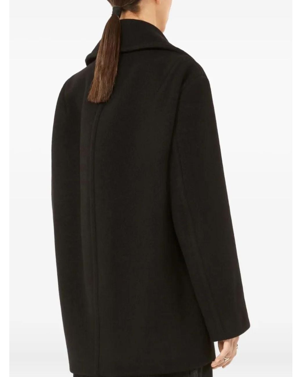 Sportmax Black Tabella Coat