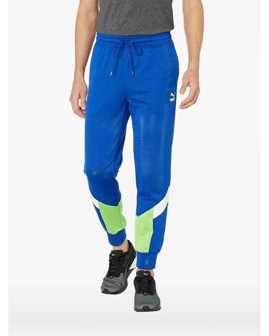 PUMA Blue Iconic Mcs Track Pants for men