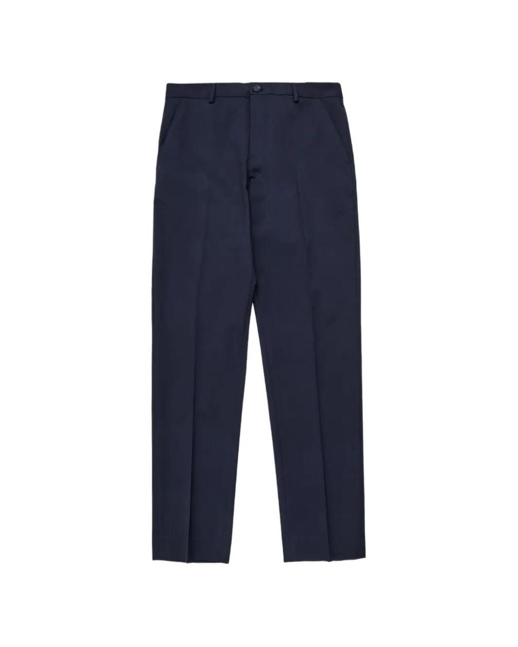 SELECTED Blue Liam Slim-Fit Trousers for men