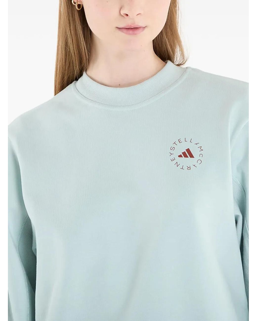 Adidas By Stella McCartney Blue Sweat À Logo