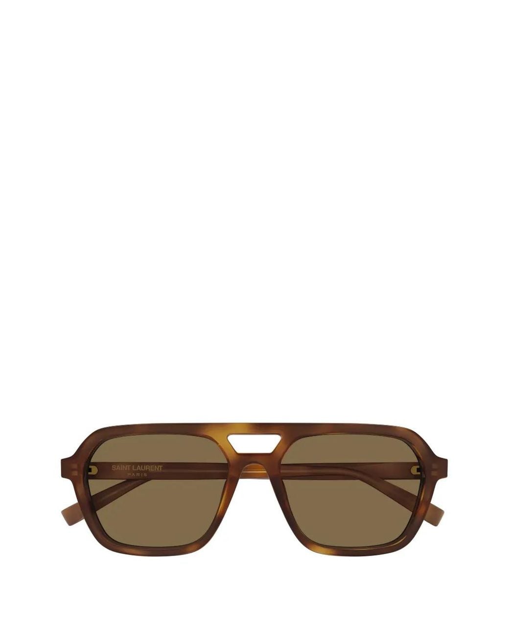 Saint Laurent Brown Pilot-Frame Sunglasses for men
