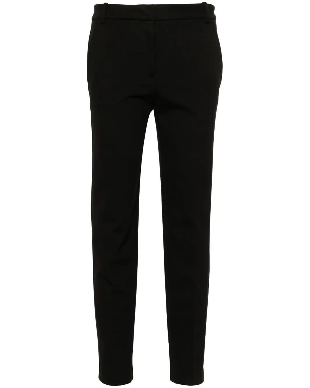 Pinko Black Tailored Trousers With Polished Silhouette