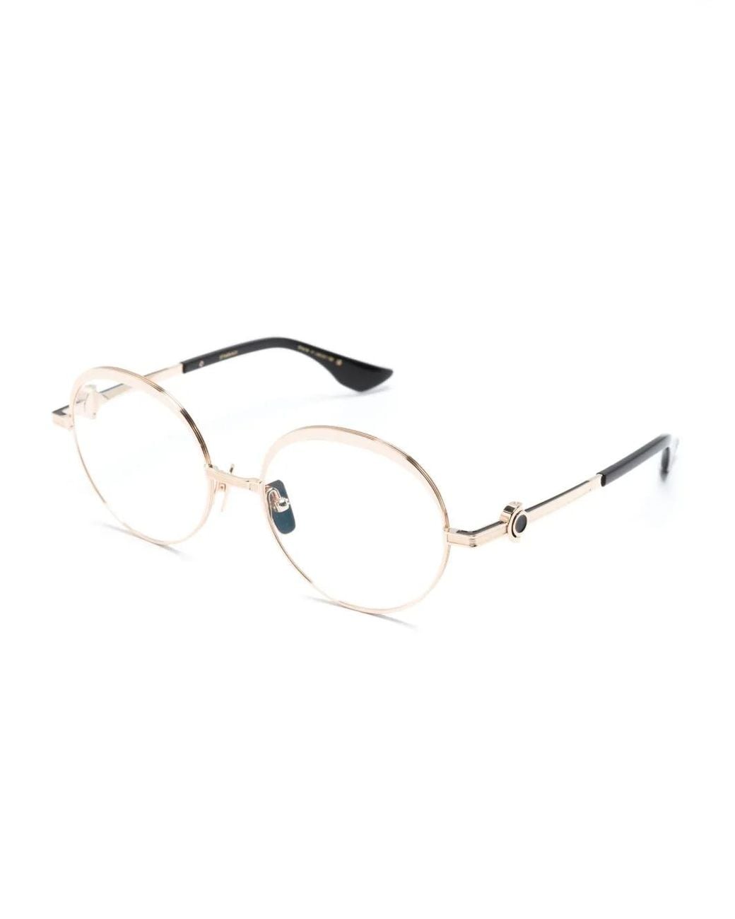 Dita Eyewear Metallic Nukou Round-Frame Glasses