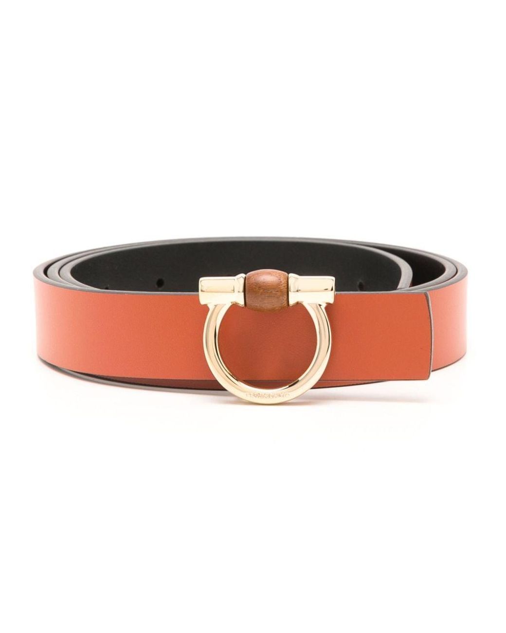 Ferragamo clearance belt orange