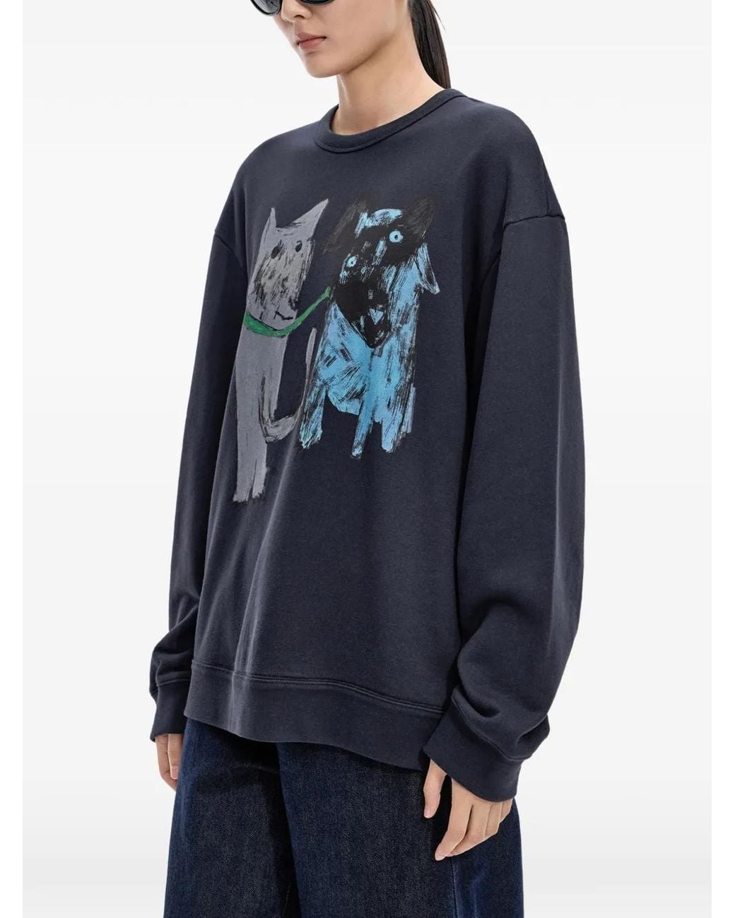 JNBY Sweater Met Print in het Blue