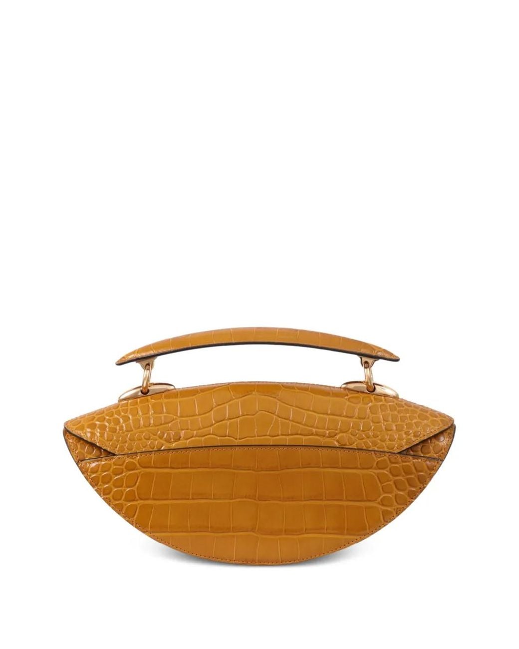 Zimmermann Brown Wavelength Crocodile-Effect Tote Bag