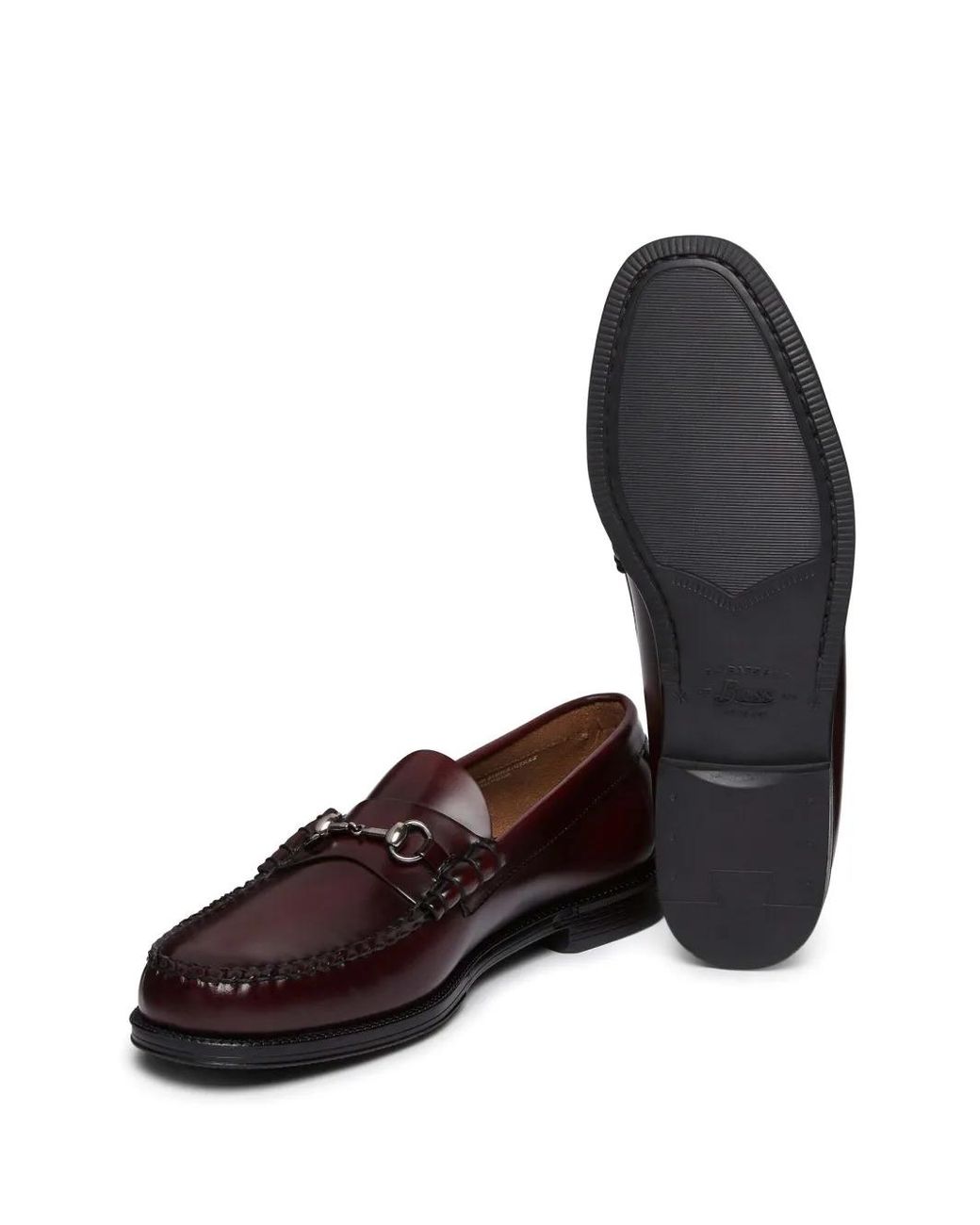 G.H.BASS White Easy Weejuns Lincoln Penny Loafers for men