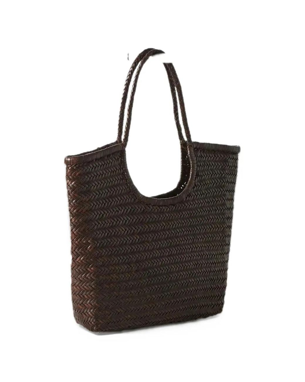 Borsa Tote Ns Diagonal Triple Jump di Dragon Diffusion in Brown