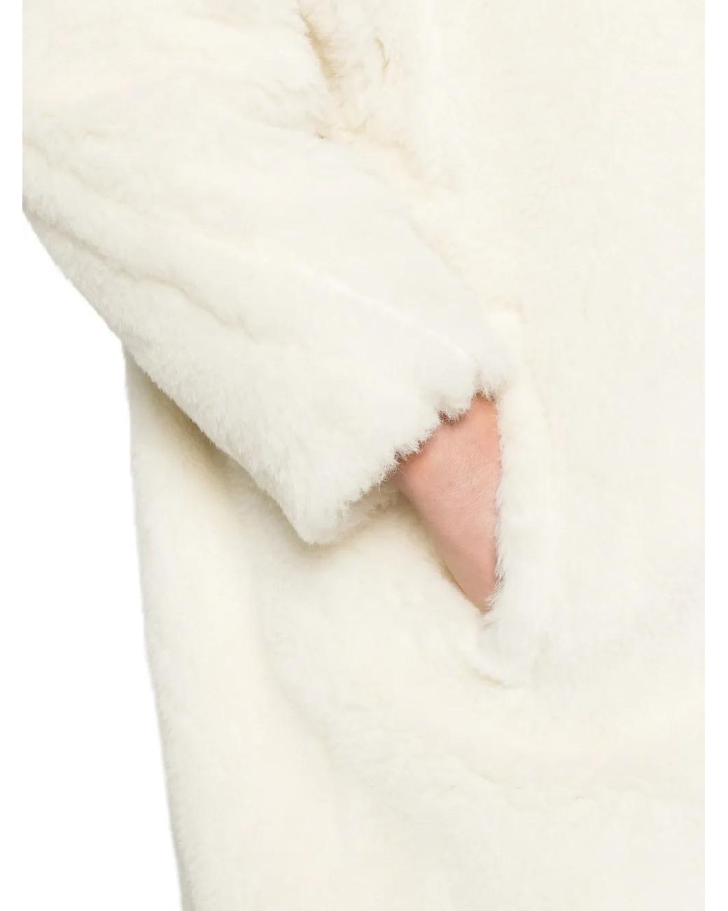 Max Mara White Teddy Bear Icon Coat