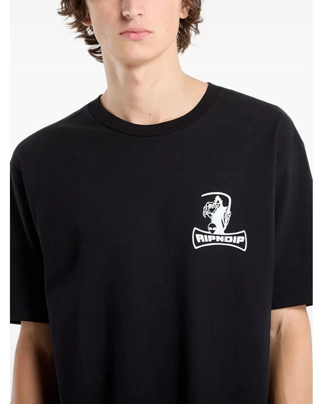 RIPNDIP Black Meltdown T-Shirt for men