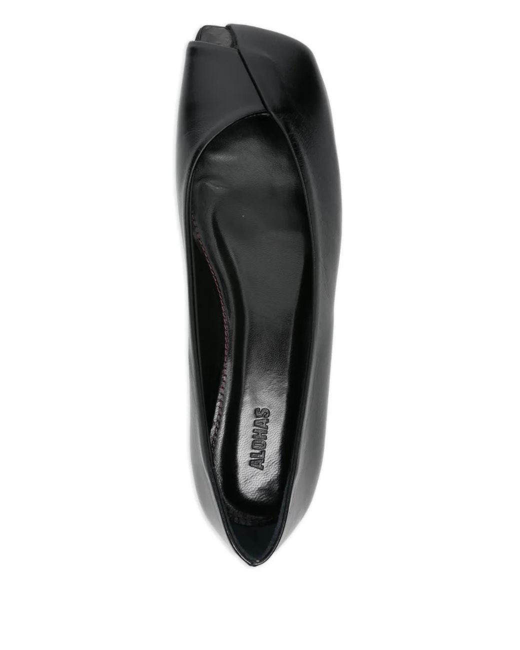 Alohas Black Leather Sandals