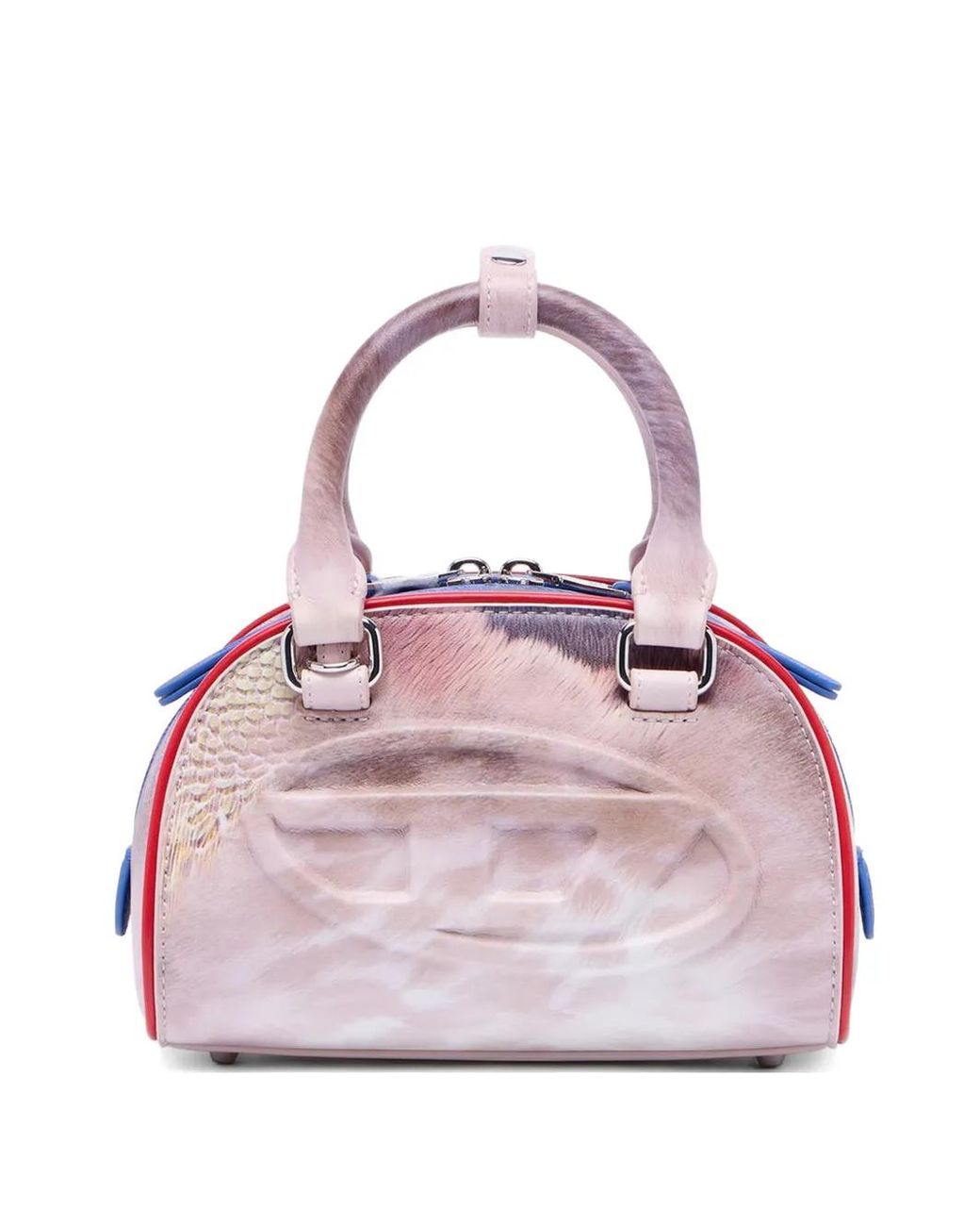 DIESEL Pink 1Dr Dome Embossed Tote Bag