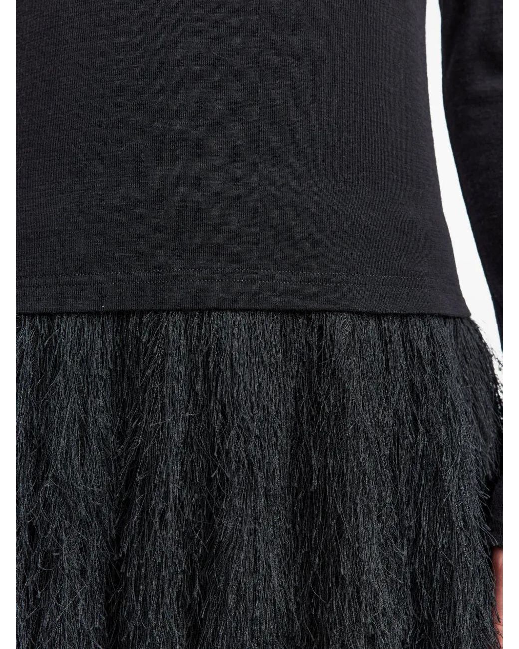 16Arlington Black Itta Midi Dress