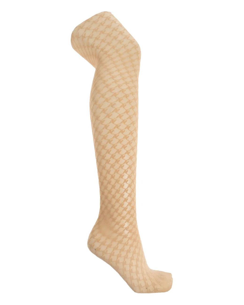 AVAVAV White Gemusterte Strumpfhose