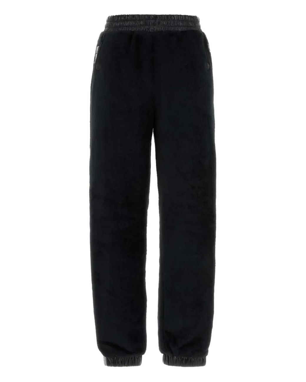 Moncler Black Eco Fur Joggers