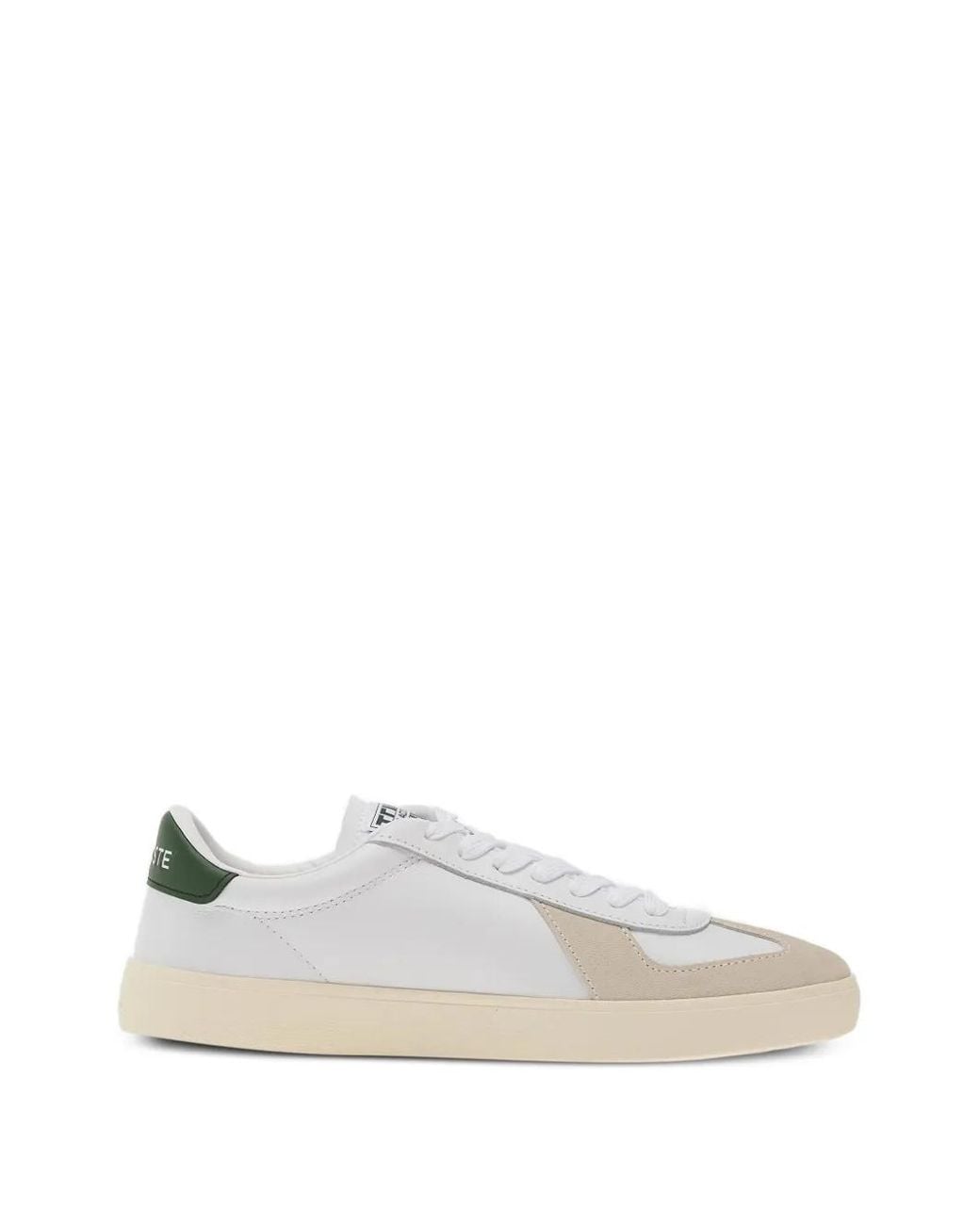 Baskets À Patch Logo Lacoste pour homme en coloris White