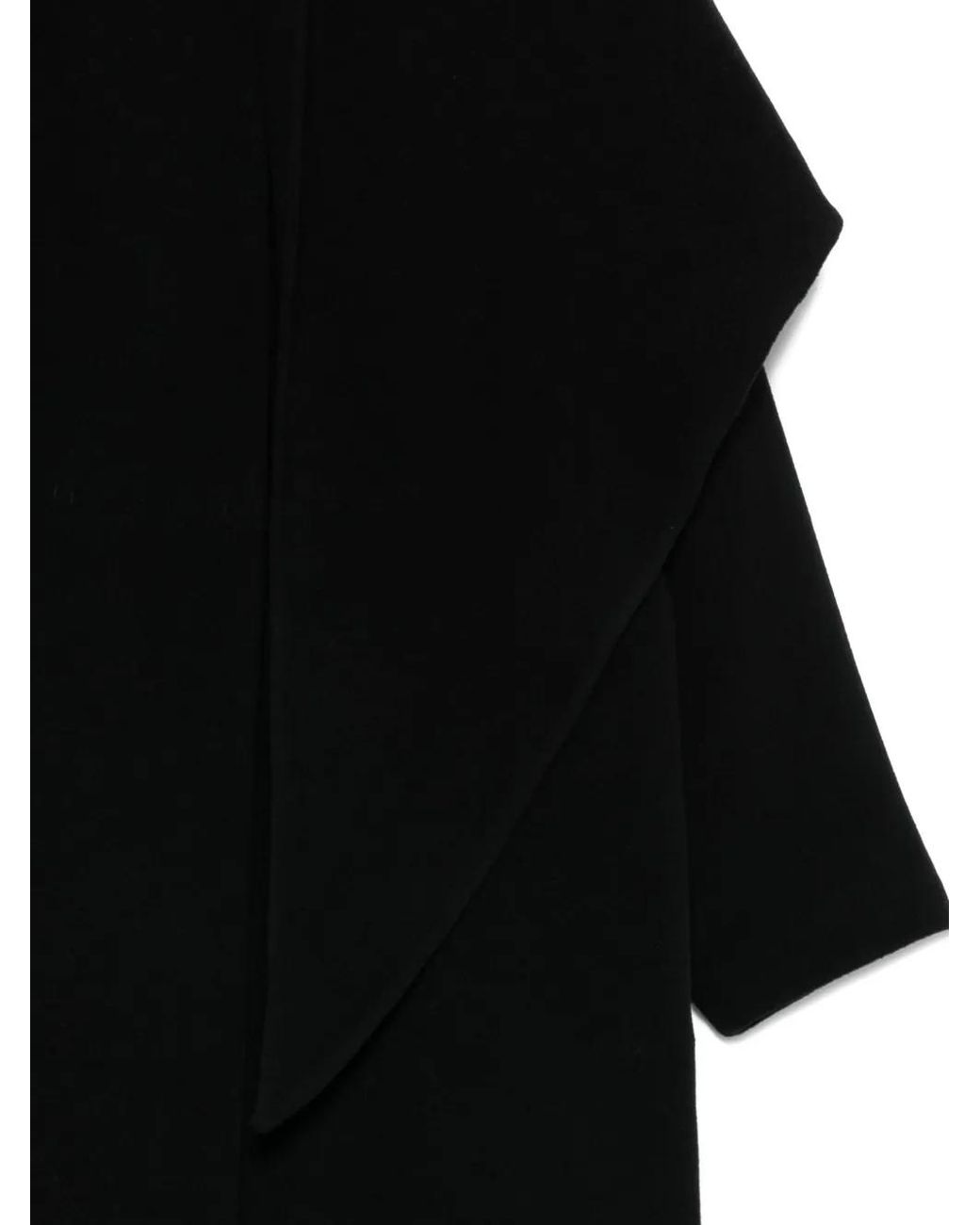 N°21 Black Front-Button Coat
