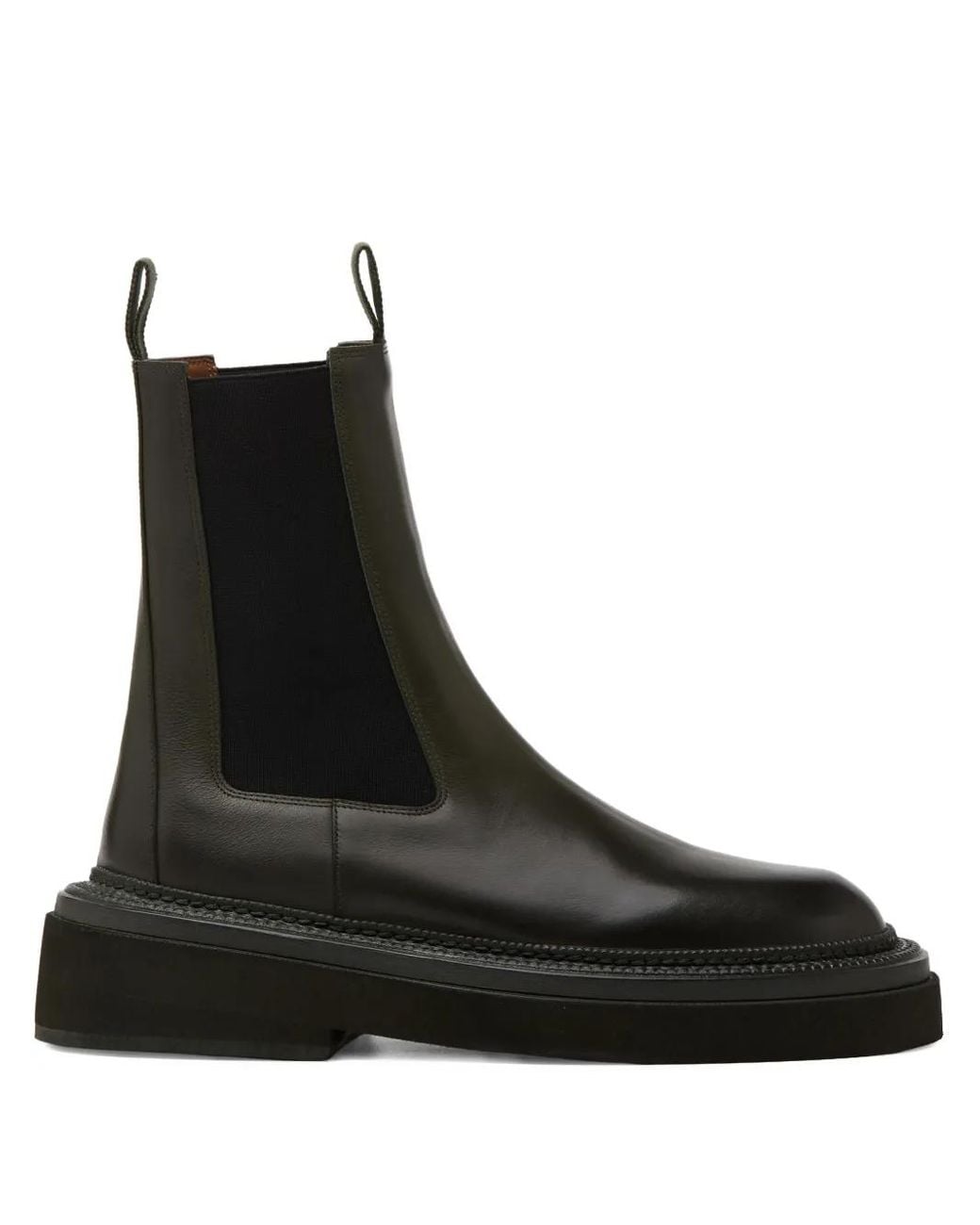 Marsèll Black Pull-On Platform Boots