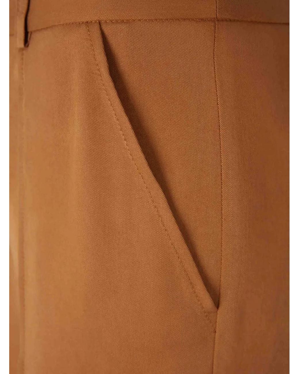 Veronica Beard Brown Cargo Pocket Trousers