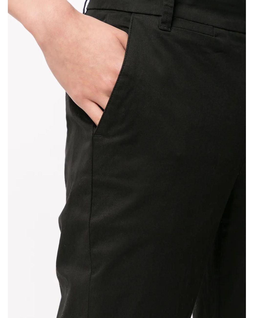 Vince Black Slim-Fit Chino Trousers