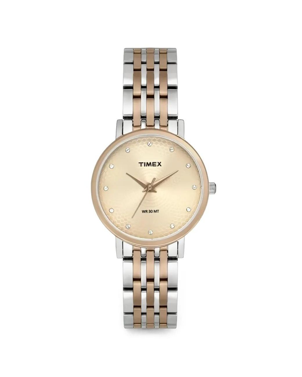 Timex White Dress India 41Mm Watch