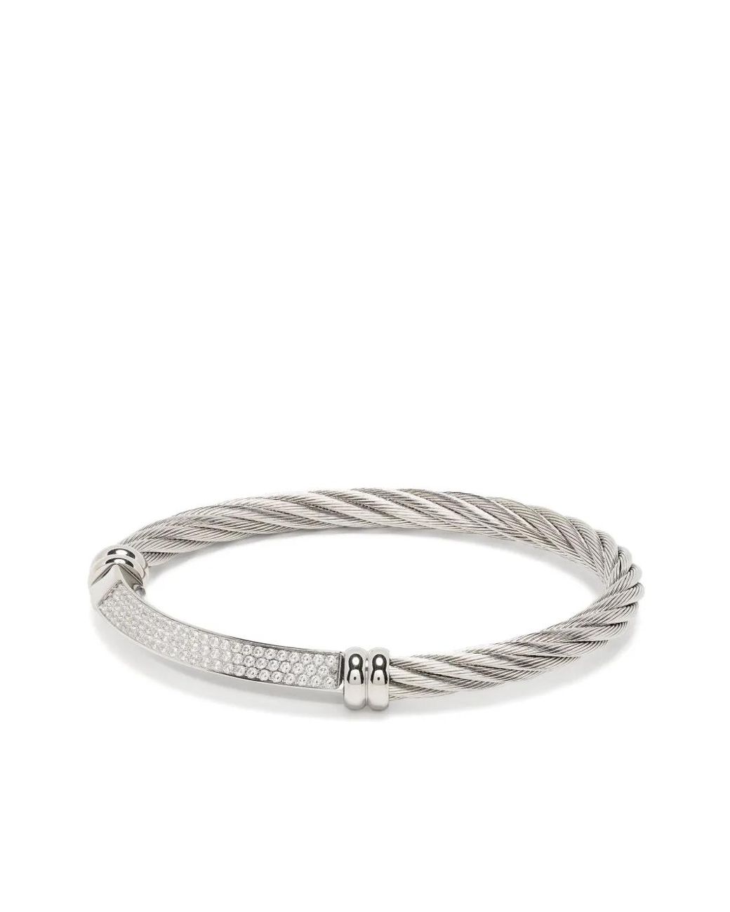 Charriol White Better Half Pave-Setting Bracelet
