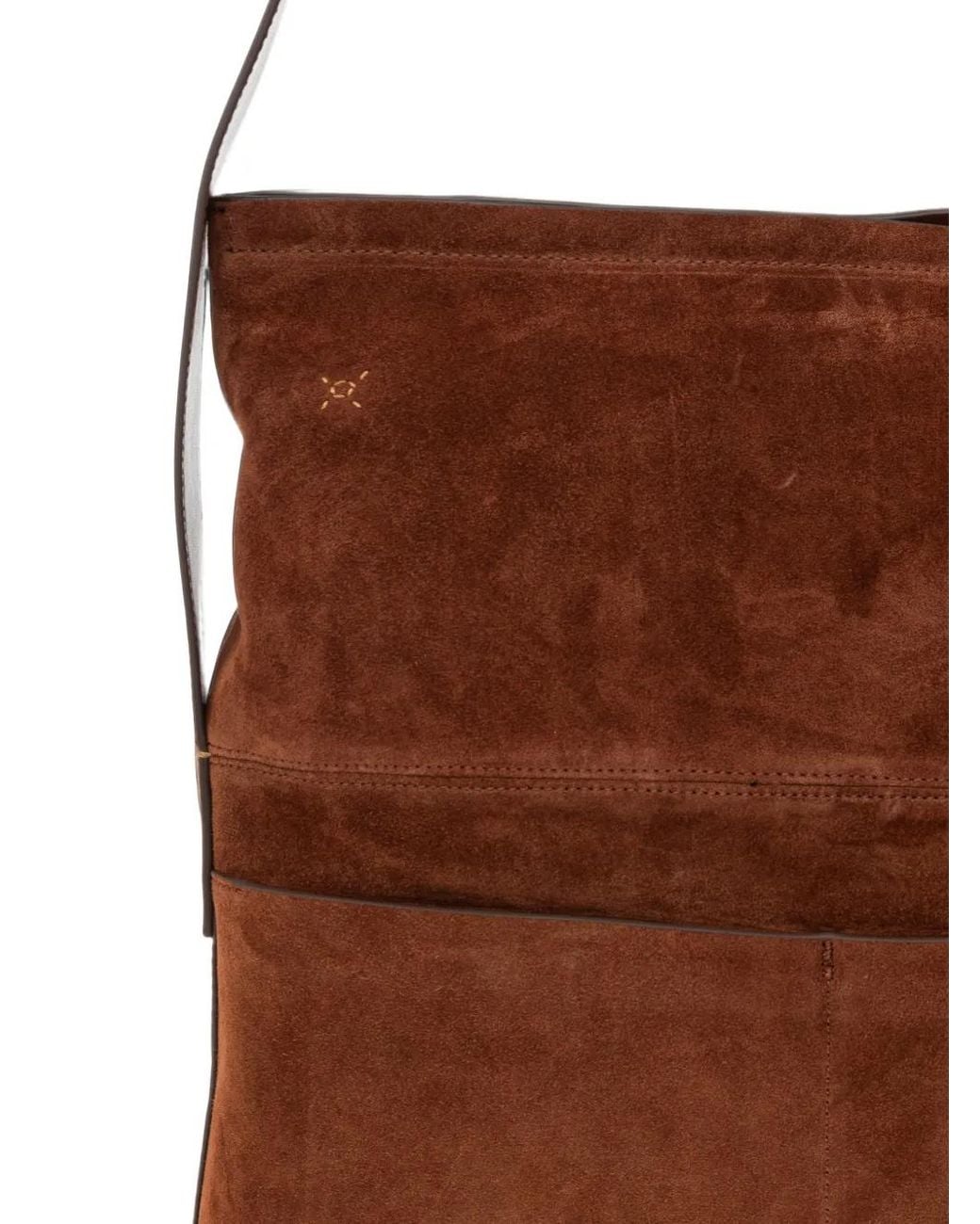 Paul Smith Brown Suede Shoulder Bag for men