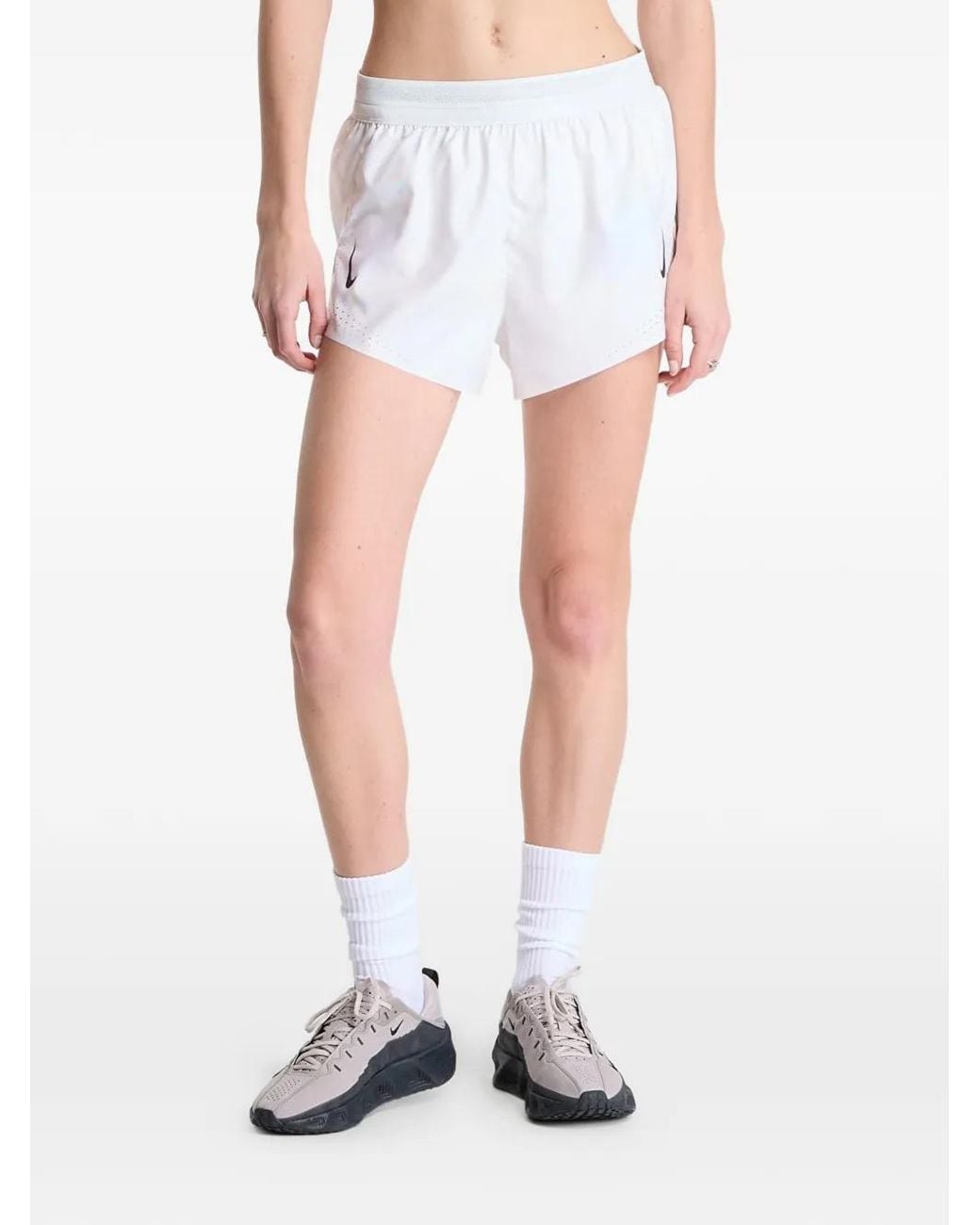 Nike White Aeroswift Dri-Fit Adv Shorts
