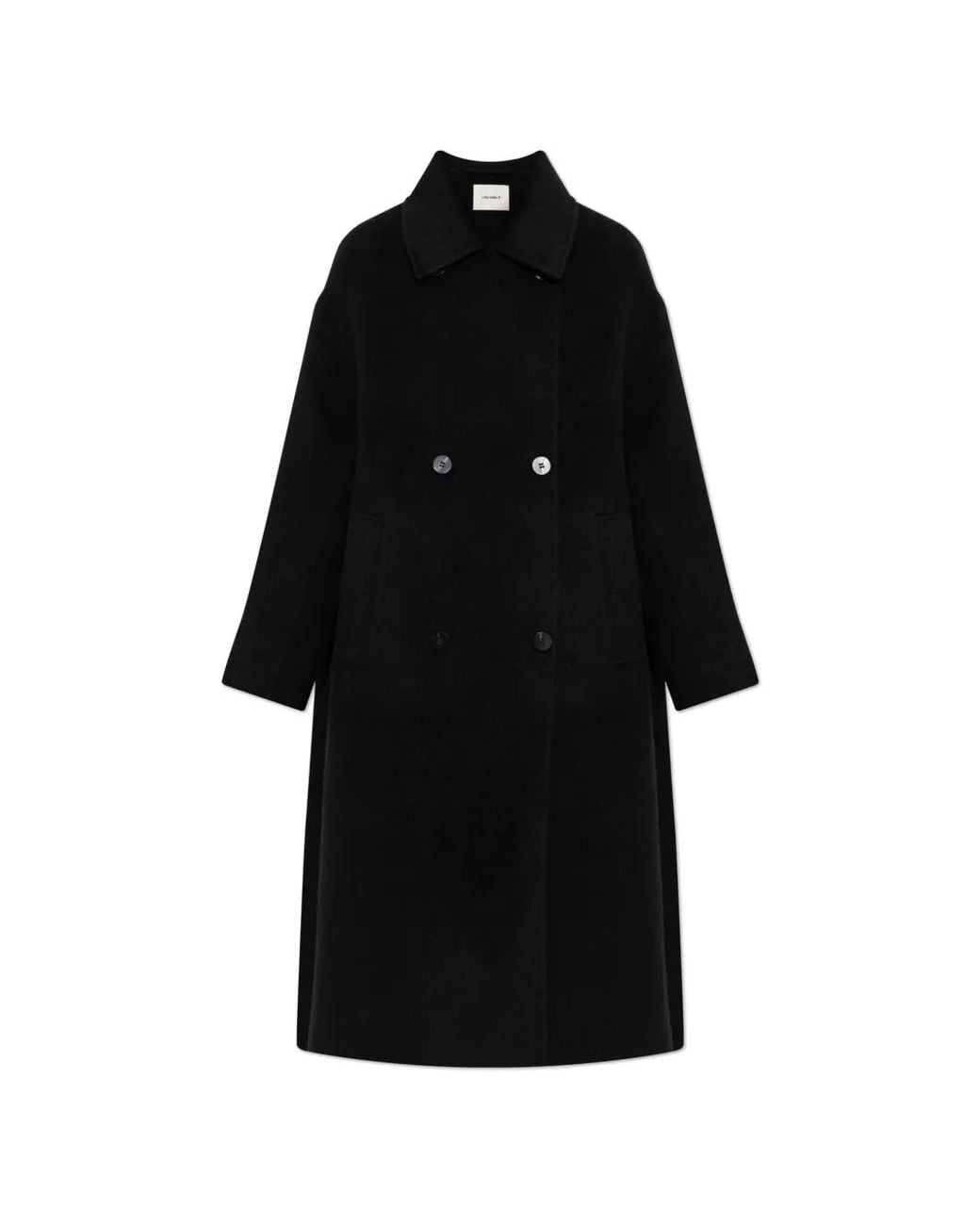 Lisa Yang Black Double-Breasted Coat