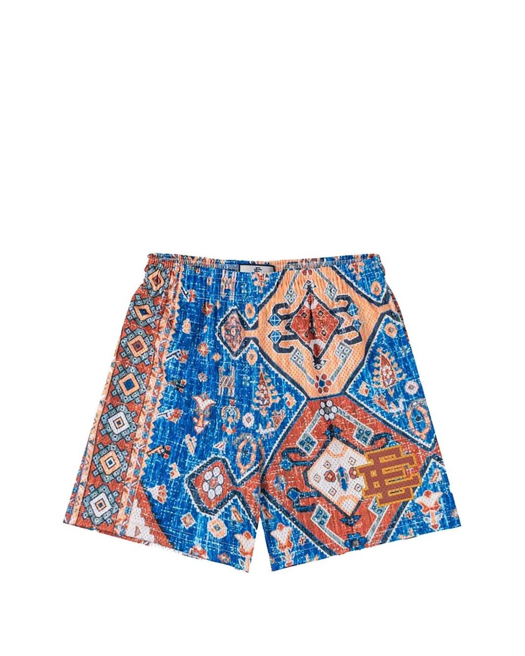 Eric Emanuel Blue Ee Basic Rug-Print Shorts for men