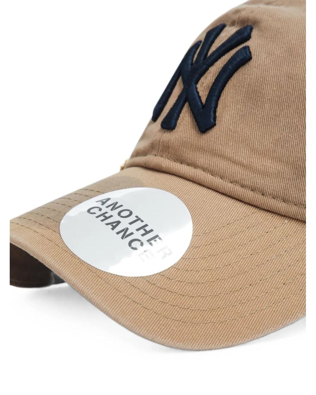ANOTHER CHANCE Natural Embellished Logo-Embroidered Cap for men