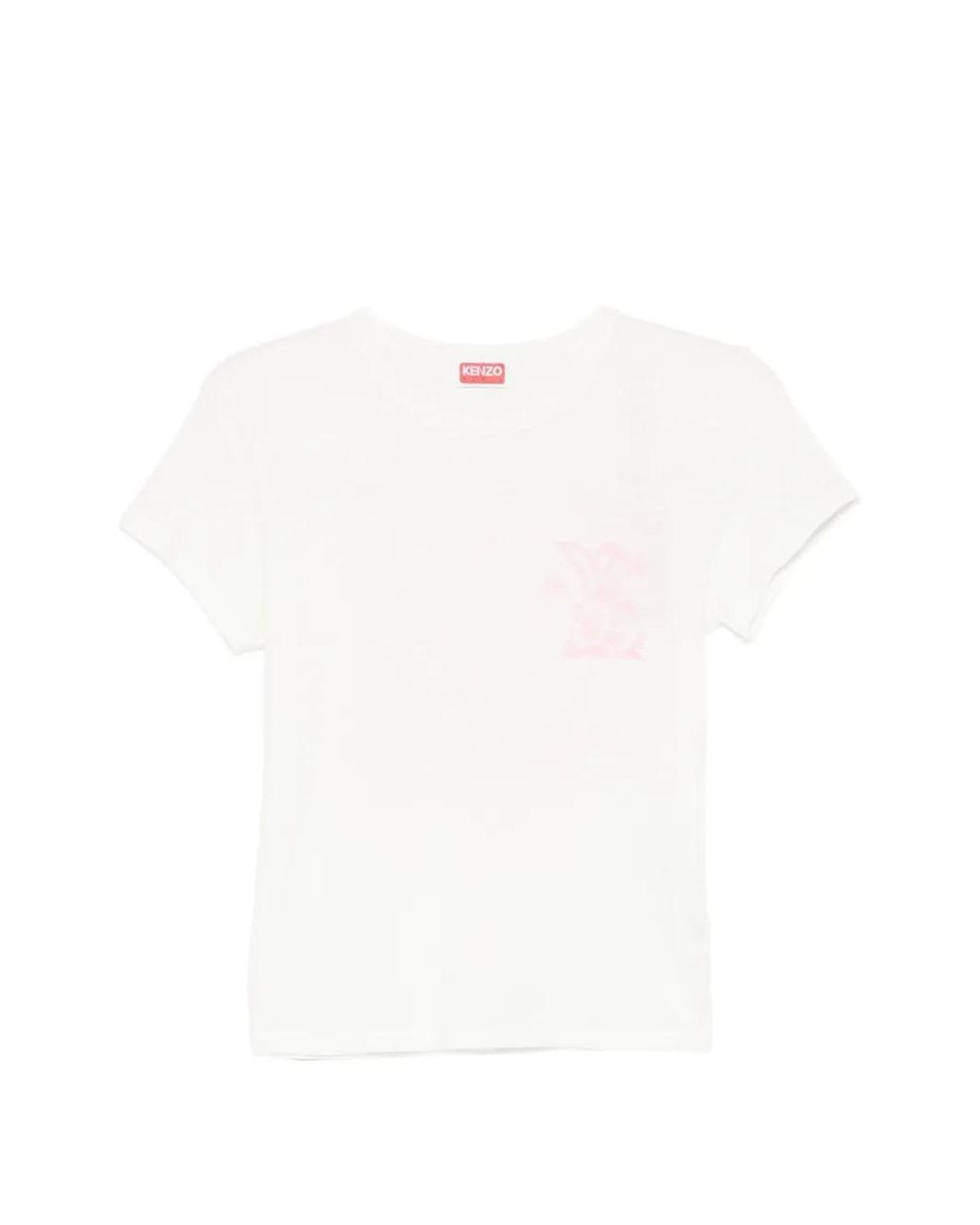 KENZO White Gots Cartoon T-Shirt